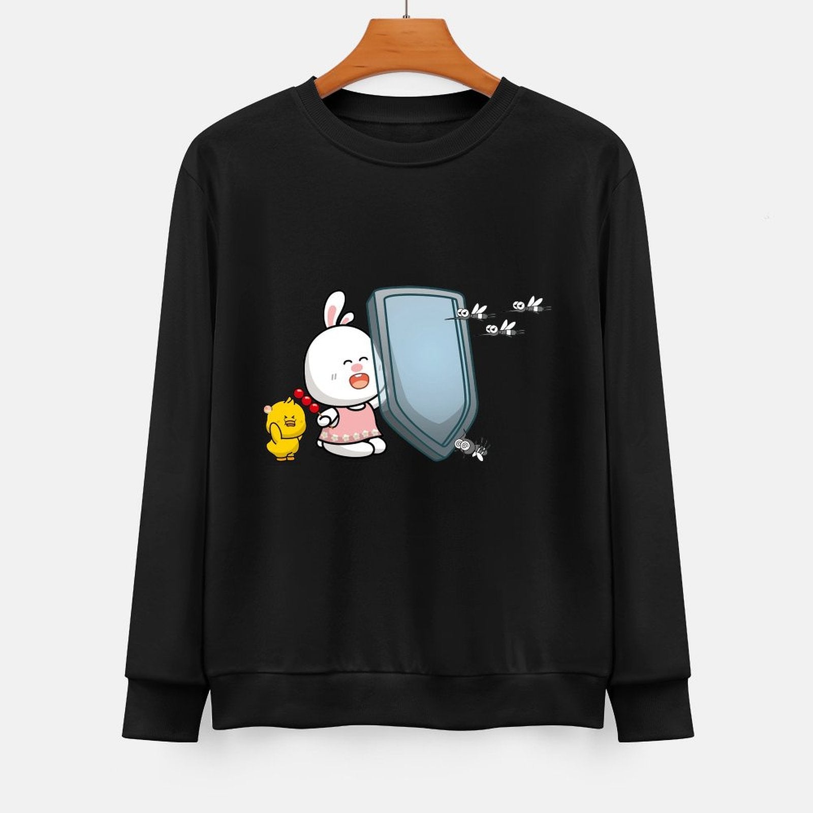 Front Patterned Long Sleeve TopOn-Demand Chill